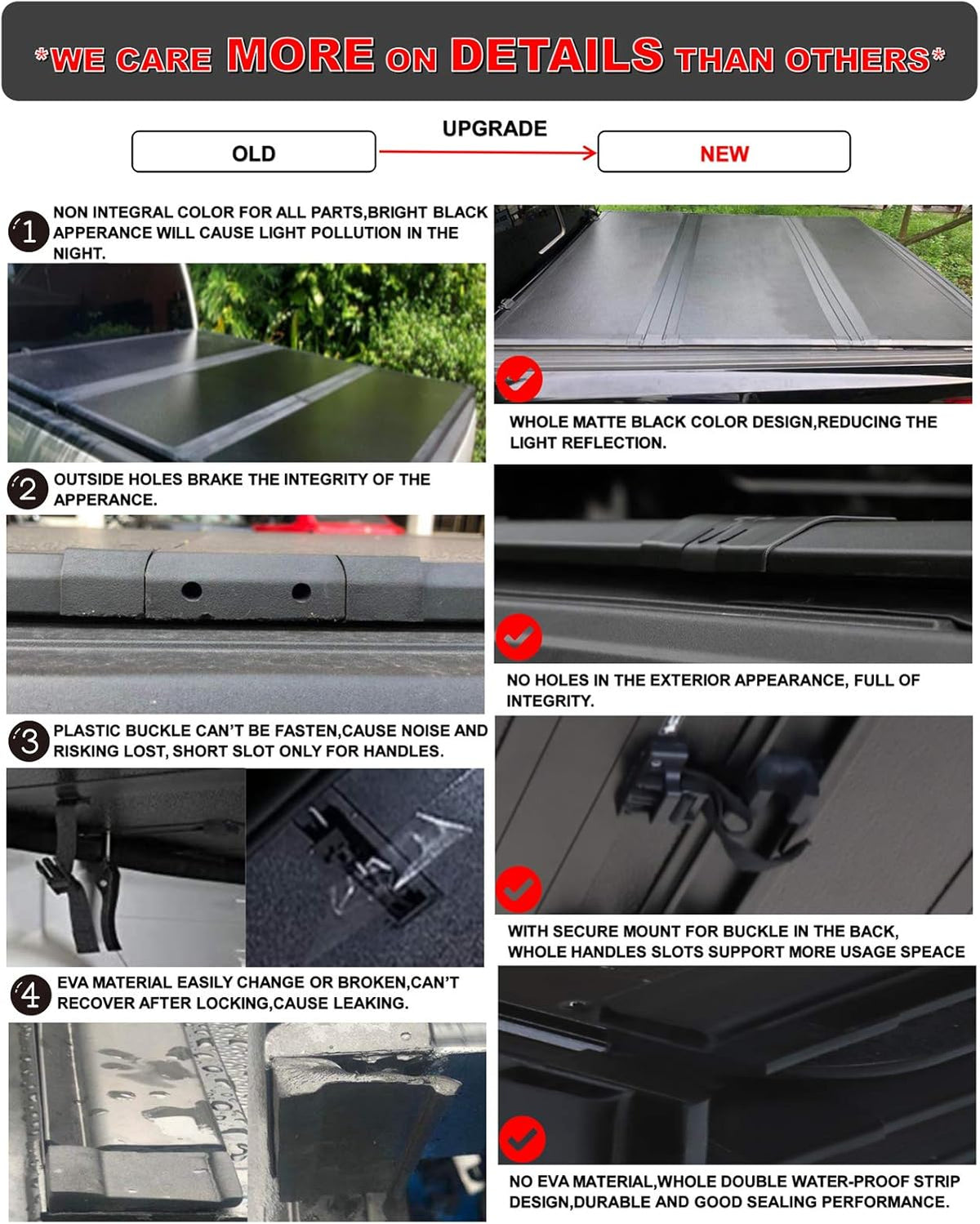 5'2 Hard Tri-Fold Tonneau Cover H509177