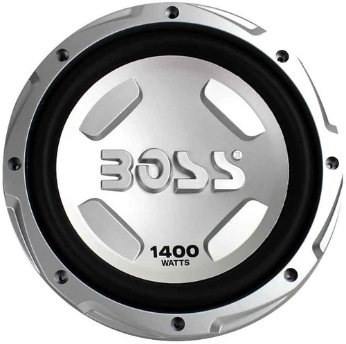12 1400W Car Audio Subwoofer & 1500W Mono Amplifier with 8 Gauge Wiring Kit & Single 12 Vented Subwoofer Enclosure Box B17330
