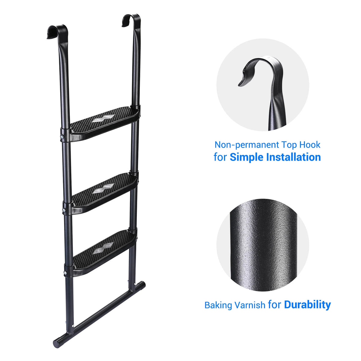 3 Step Trampoline Ladder with Shoe Bag A973
