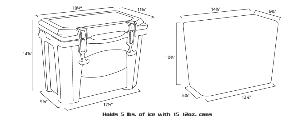 15 quart Tan Cooler Q69915