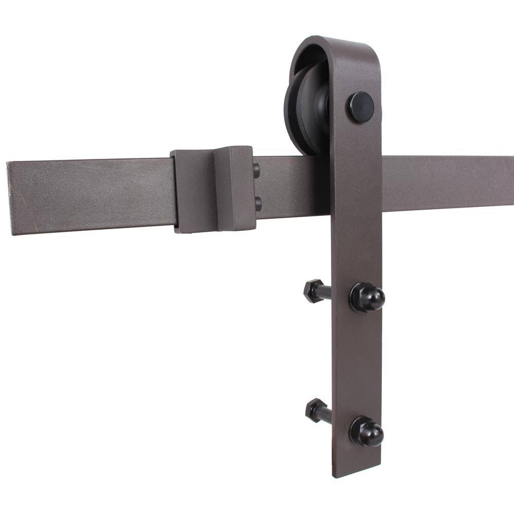 Red Walnut Barn Door with Hardware Kit F8089