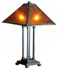 24 Inch 2 Light Table Lamp Mahogany Bronze Finish D3137