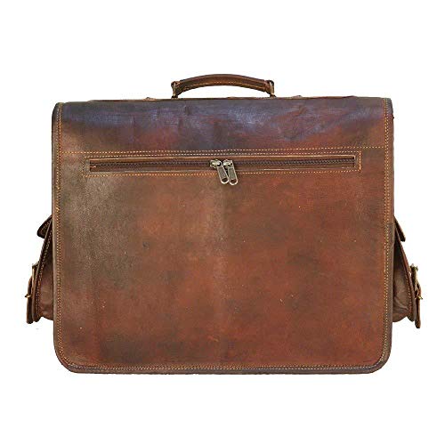 Full Grain Leather Messenger Bag O9579