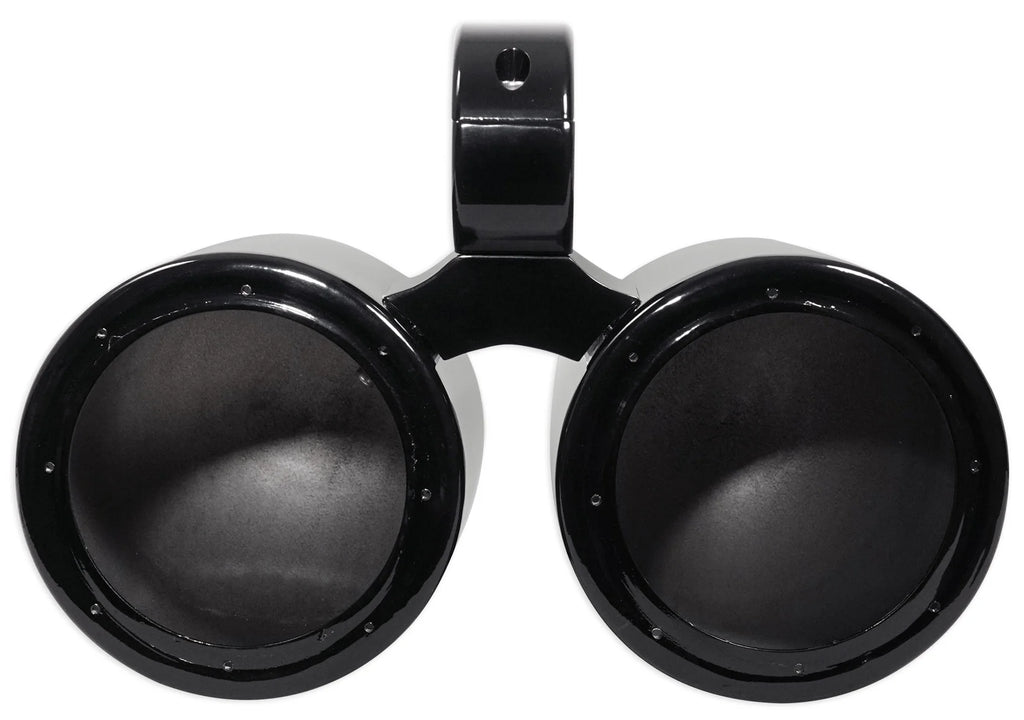 Dual 6.5" Black Aluminum Wakeboard Tower Speaker Pods with Cover L52303