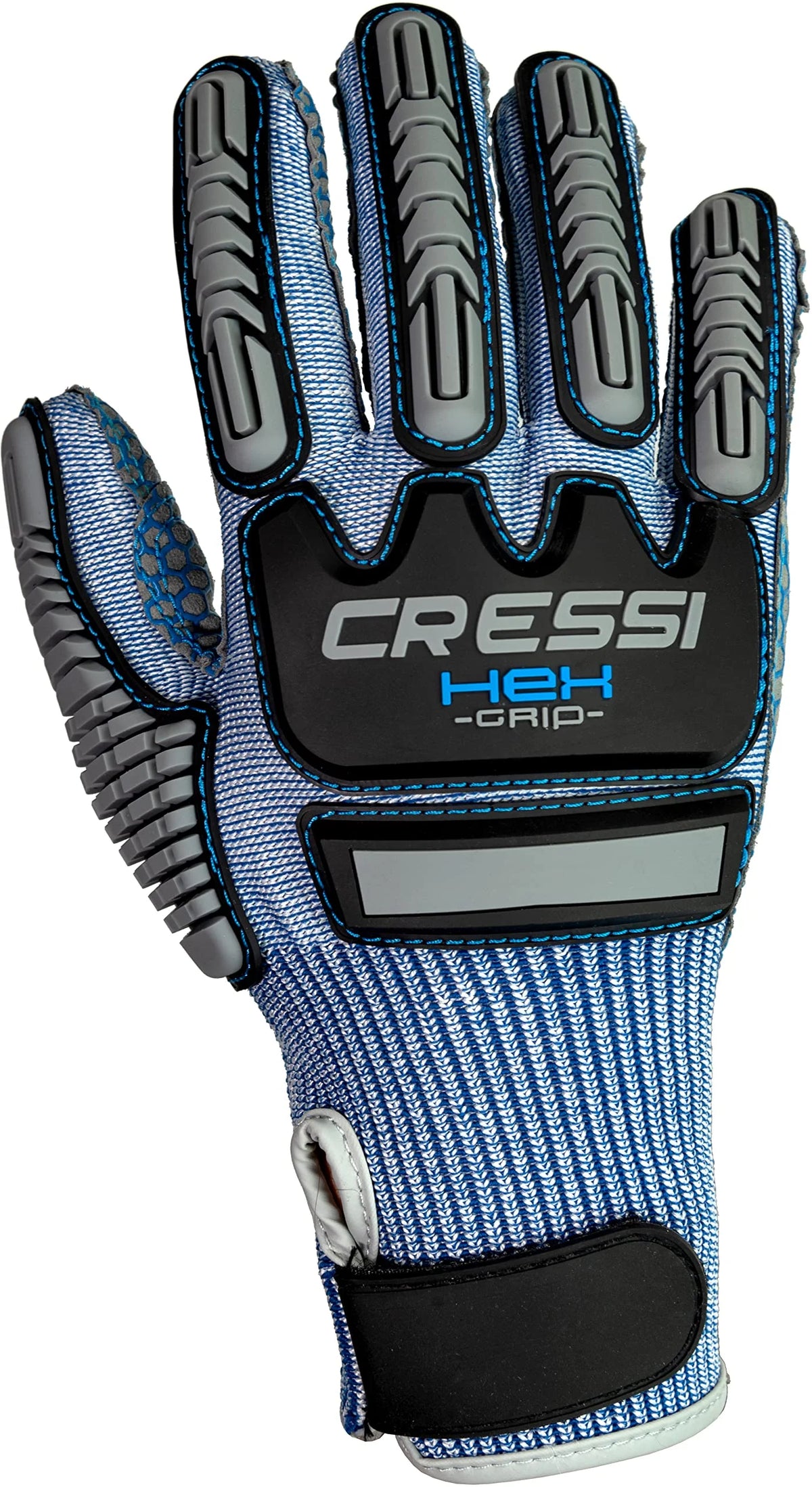 Blue Medium Hex Grip Gloves N318909