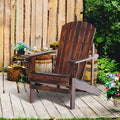 Brown Wood Adirondack Chair L62018