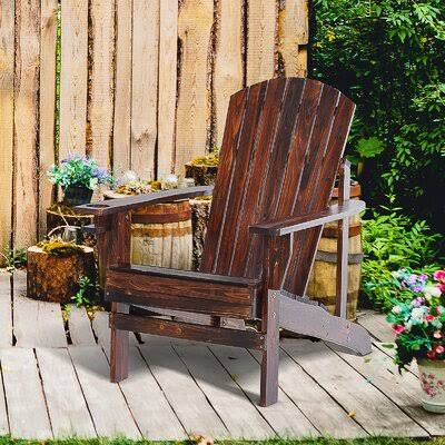 Brown Wood Adirondack Chair L62018