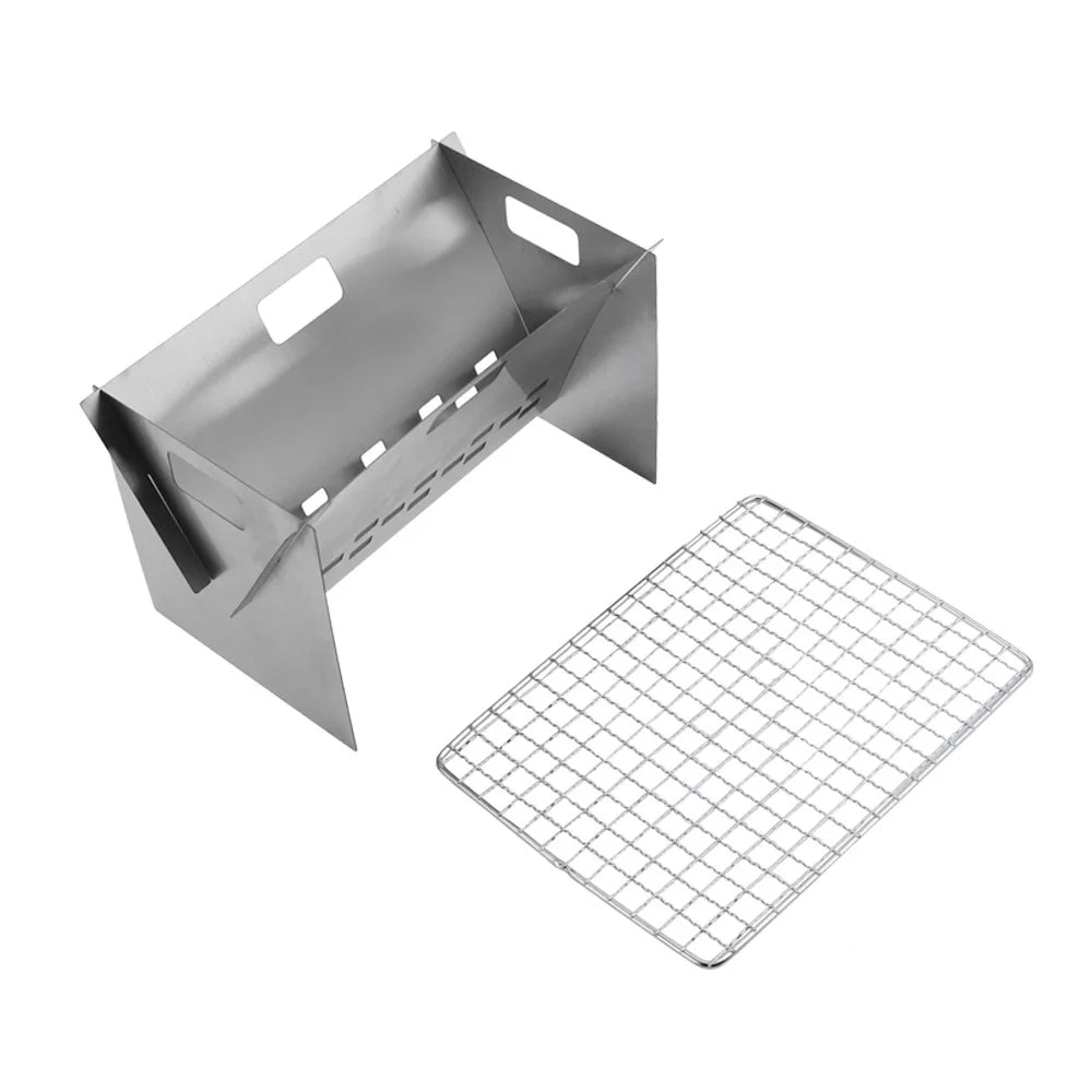 Stainless Steel Wood Burning Stove with Grill Plate G876