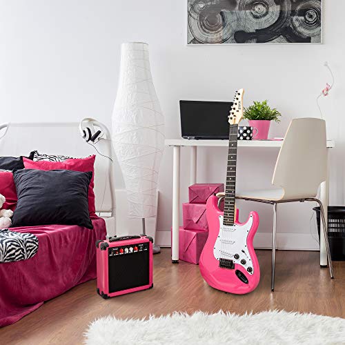 Red 39 inch Electric Guitar Kit Bundle with 20w Amplifier J486362