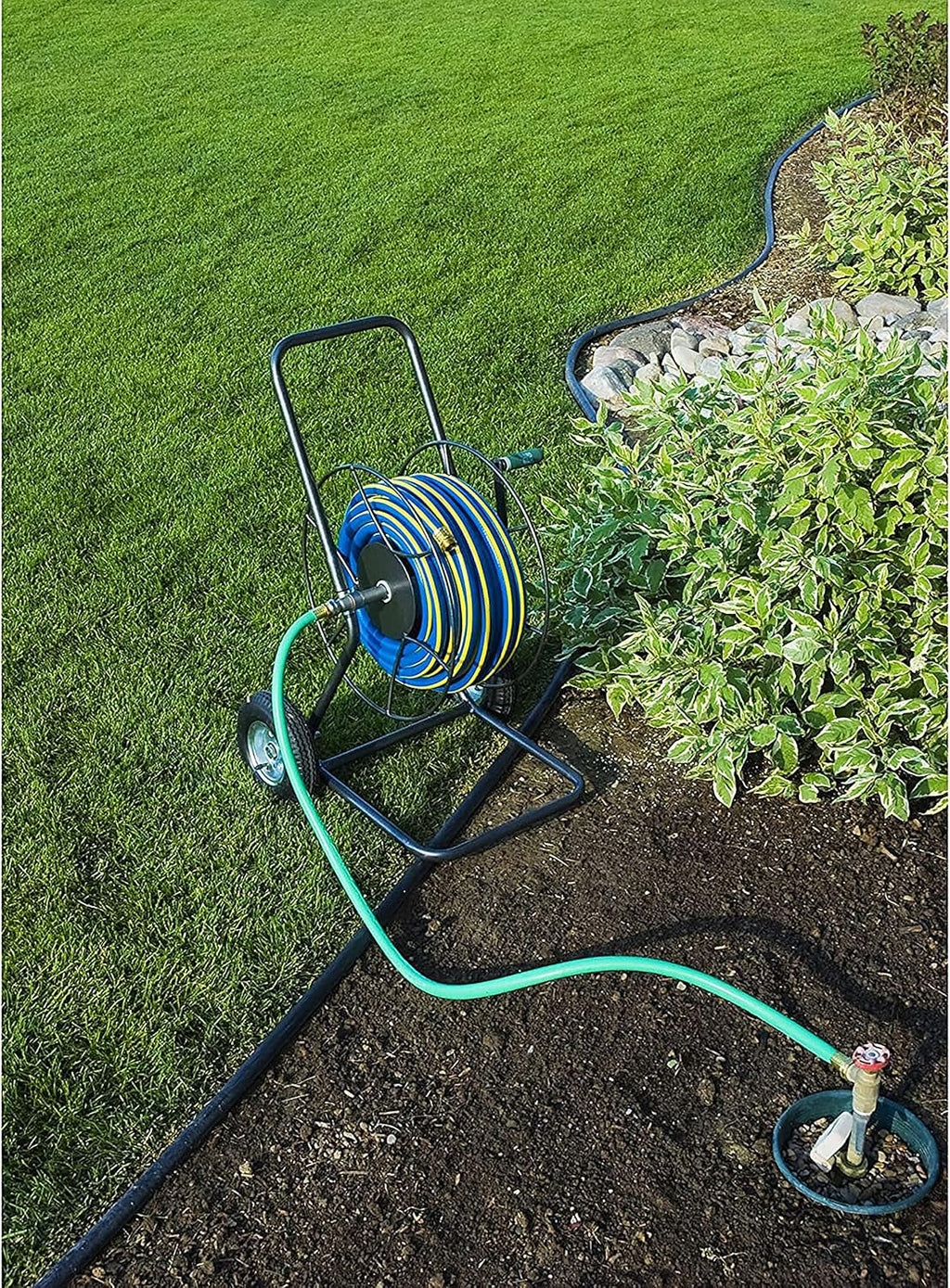 2 Wheel Metal Hose Reel A32872