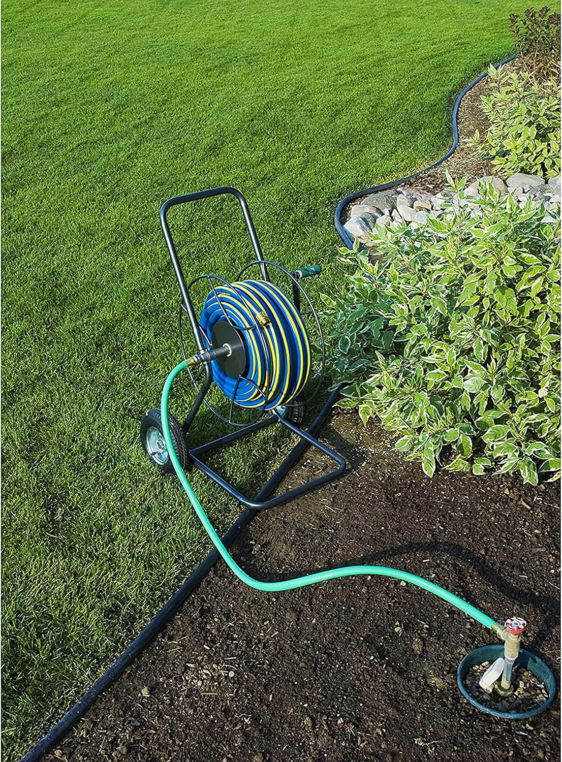 2 Wheel Metal Hose Reel A32872