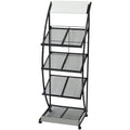 Magazine Rack Black and White U39082