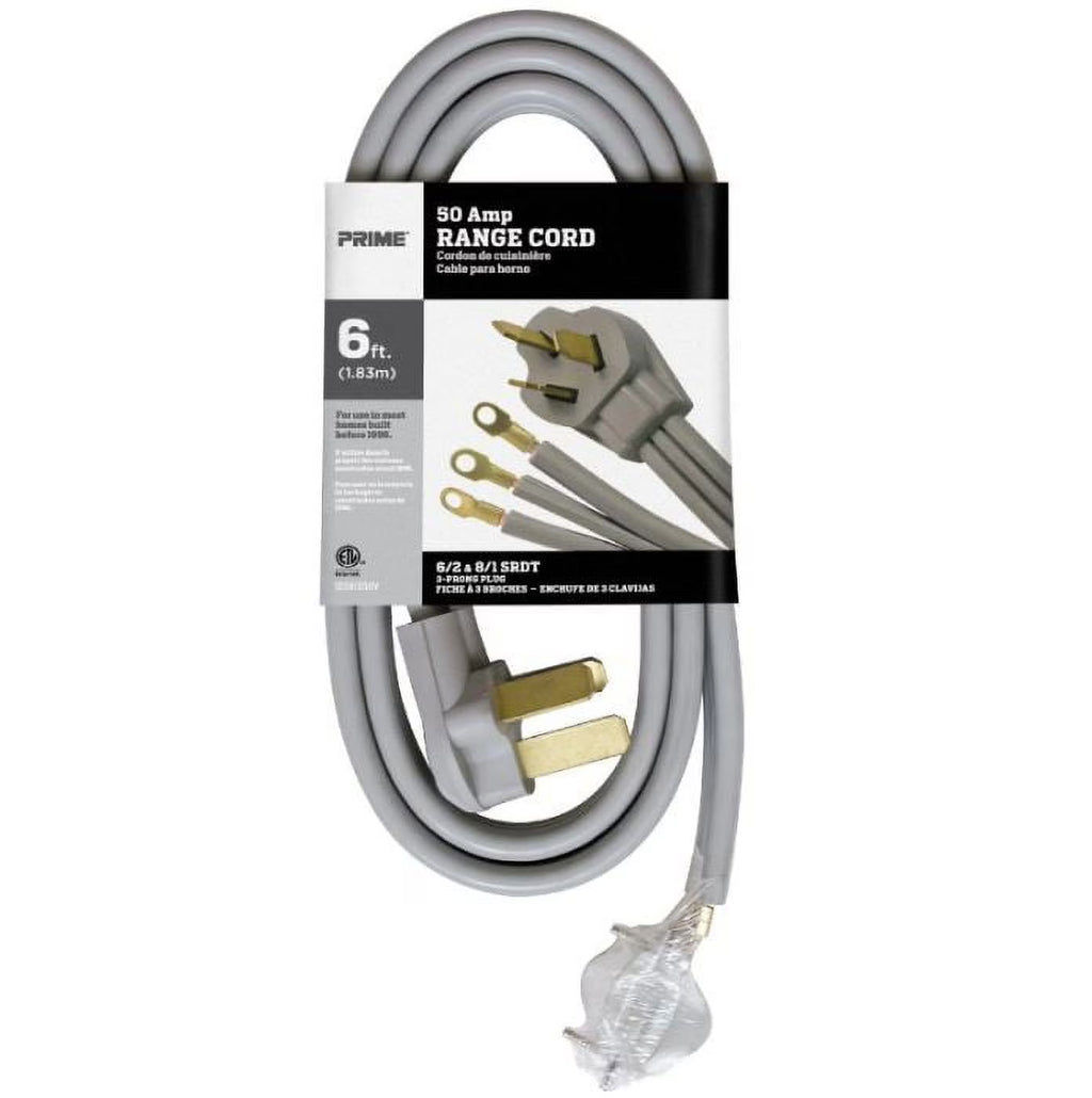 50 Amp 3-Wire Range Cord, 3 Pack O821035