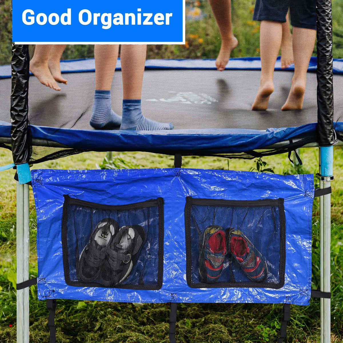 3 Step Trampoline Ladder with Shoe Bag A973