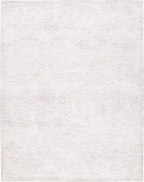 10' x 14' Pink & Ivory Handmade Wool Area Rug O668350