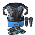 Kids Motorcycle Armor Suit Dirt Bike Chest Protector with Elbow Knee Pads Guards R128
