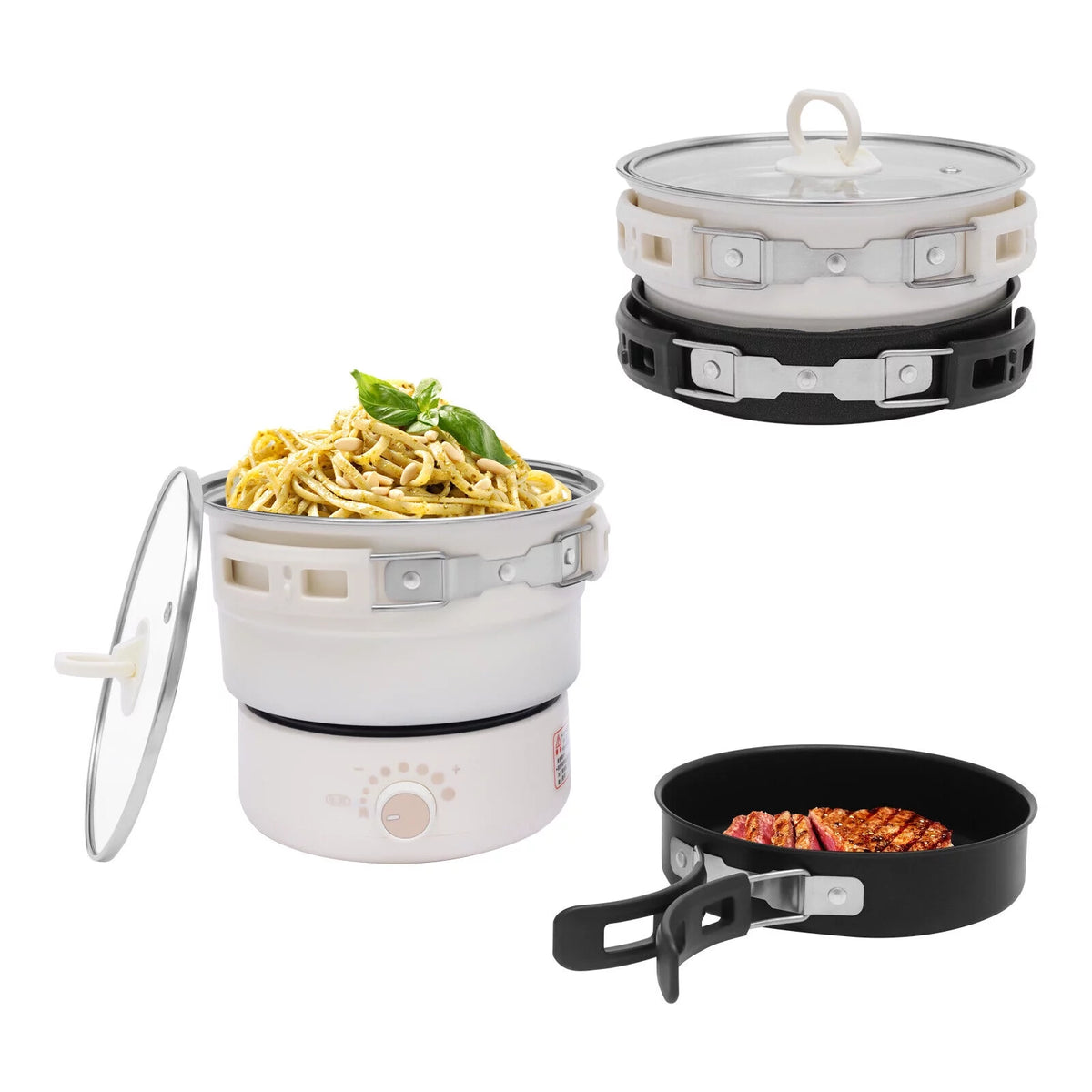 Portable Electric Travel Cooker Hot Pot 500W 110V G55268