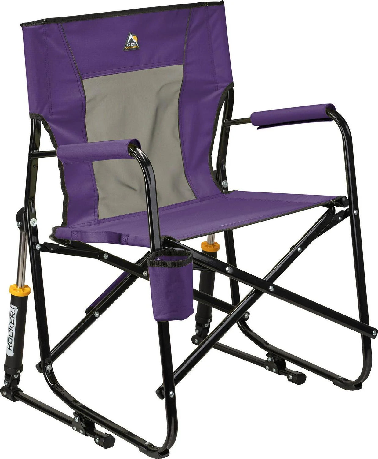 Purple Black Mesh Rocker Chair U839