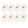 White Self-Adhesive Mini Caster Wheels (8 Pack), 360° Swivel Sticky Pulleys M994