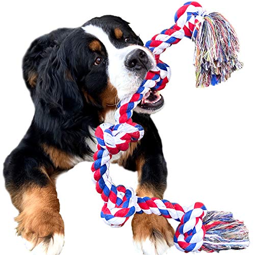 3.5 Feet Dog Rope Toys (4 Knots Double Rope) N892184