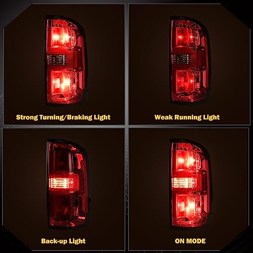 Red Clear Lens Tail Light Assembly for Chevy Colorado P79163