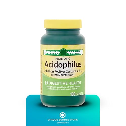 100 Caplets Probiotic Dietary Supplement with Pill Organizer (Pack of 2) R924