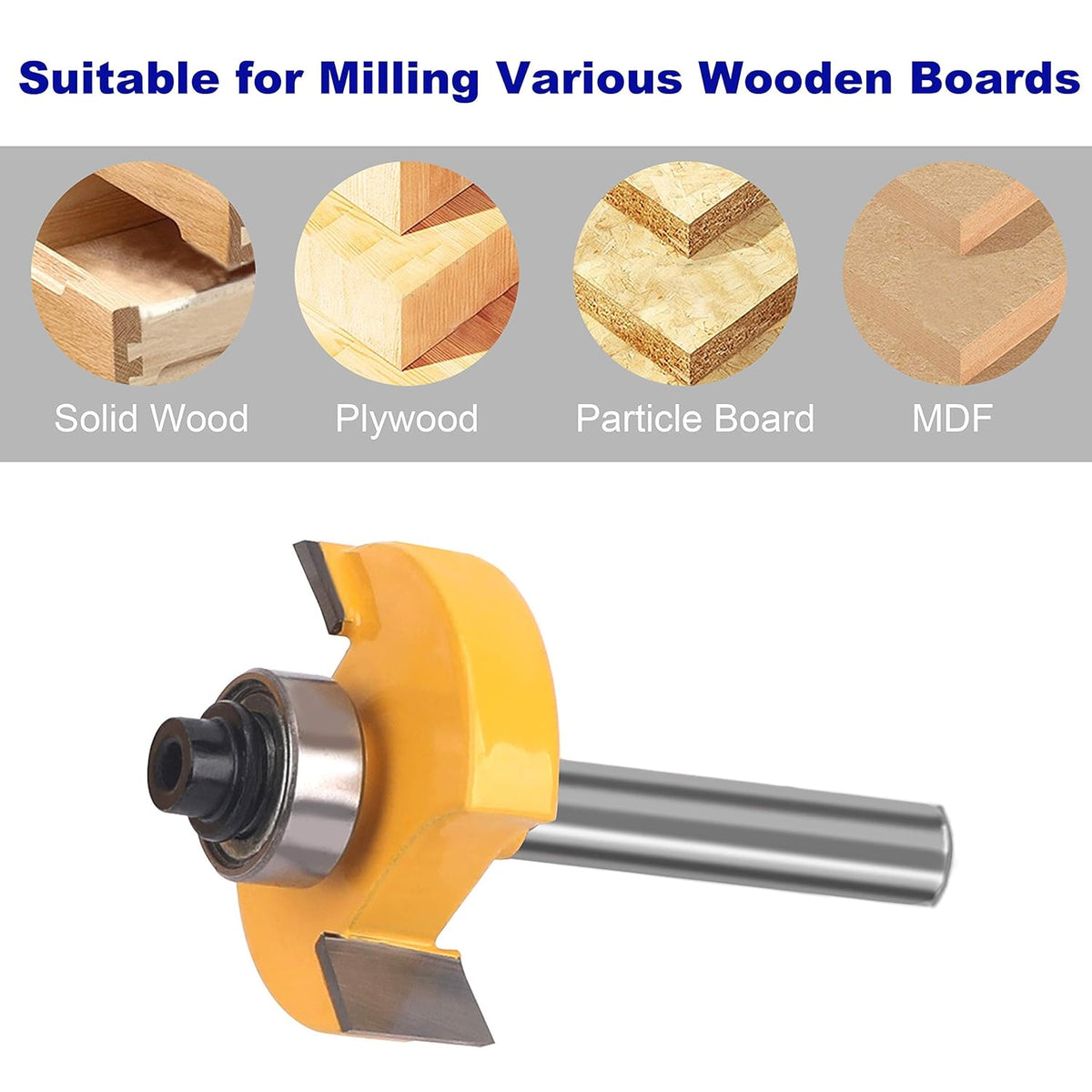 35 Piece Tungsten Carbide Router Bits Set with 1/4 Shank D168