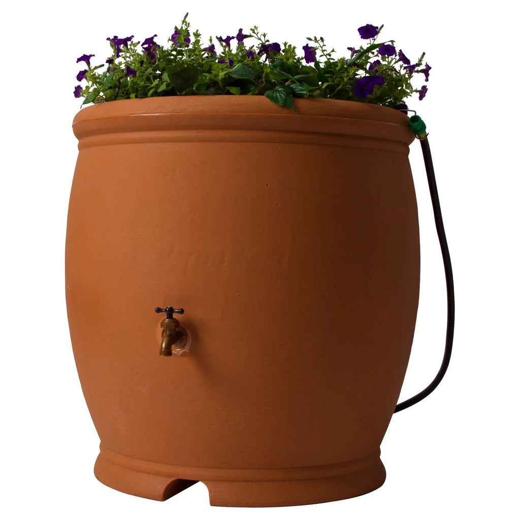 Charcoal Stone 100 Gallon Rain Water Collection Barrel G63021