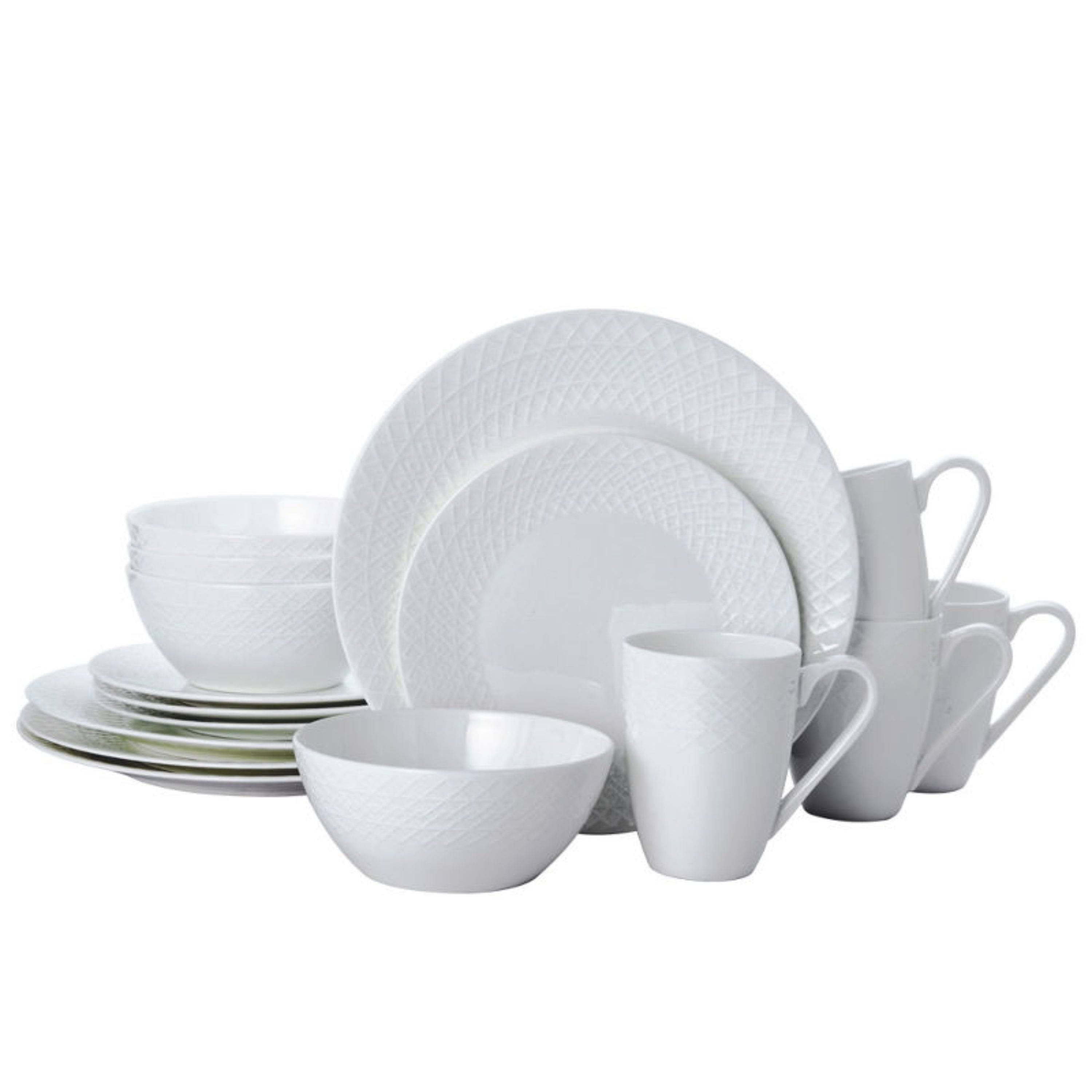 16 Piece White Dinnerware Set R5368