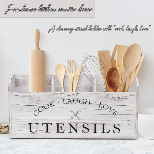 Wooden Utensil Holder F666