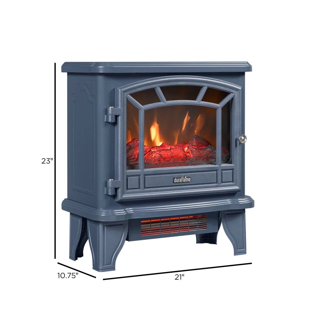 Blue Infrared Quartz Electric Fireplace Stove Heater E66756