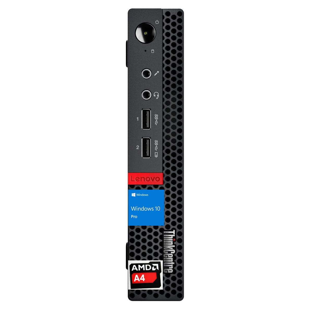 Black Mini Desktop, AMD-Dual Core Processor, 16GB RAM, 1TB SSD, Windows 10 Pro E798
