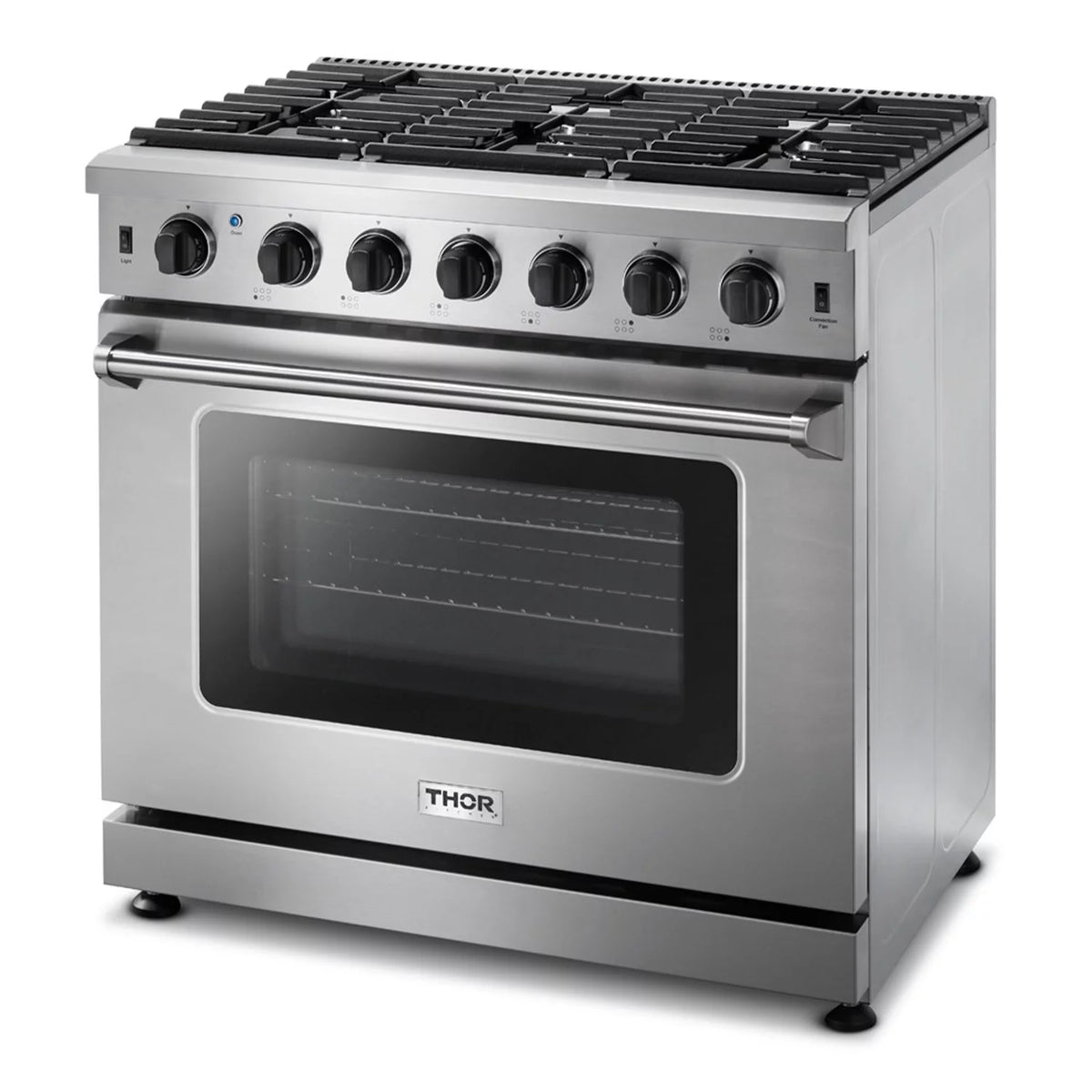 36-Inch Gas Range 6 Burners Stainless Steel D185948