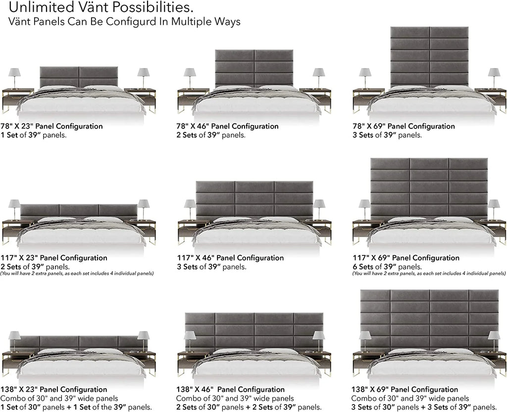 Velvet Ivory King Set Of 4 Panels C69407