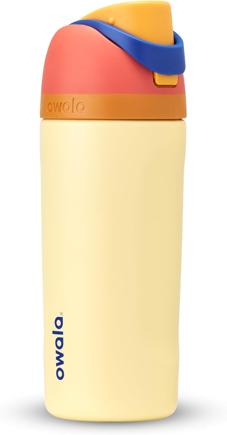 16 oz Insulated Stainless Steel Water Bottle with Straw and Push-Button Lid Z788