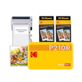 White 2.1x3.4 inches Portable Photo Printer with 38 Sheets O333