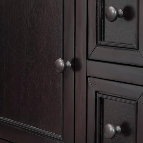 46" Blue Sideboard Cabinet with Storage Drawers and Bottom Shelf V895818