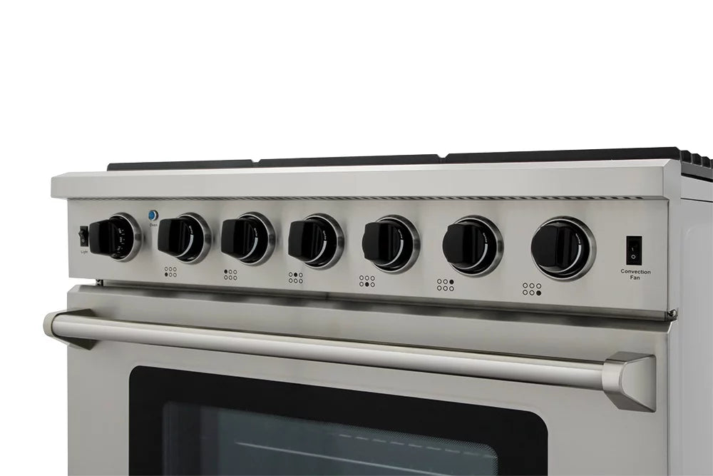 36-Inch Gas Range 6 Burners Stainless Steel D185948