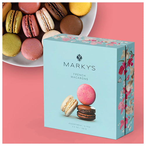 12 PCS Assorted Macarons D762