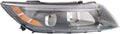 Black Housing Headlight Assembly Passenger Side with Bulbs F386078