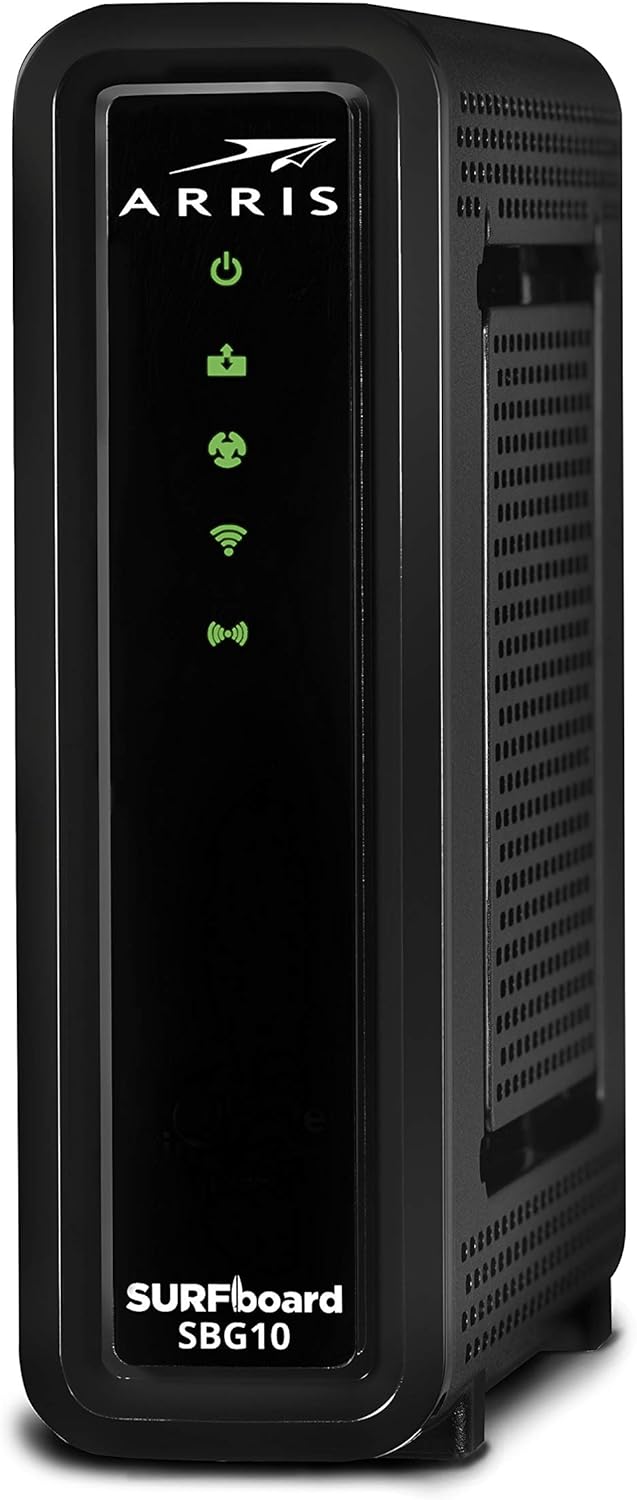 DOCSIS 3.0 Cable Modem & AC1600 Dual Band Wi-Fi Router (black) Pack of 2 P115
