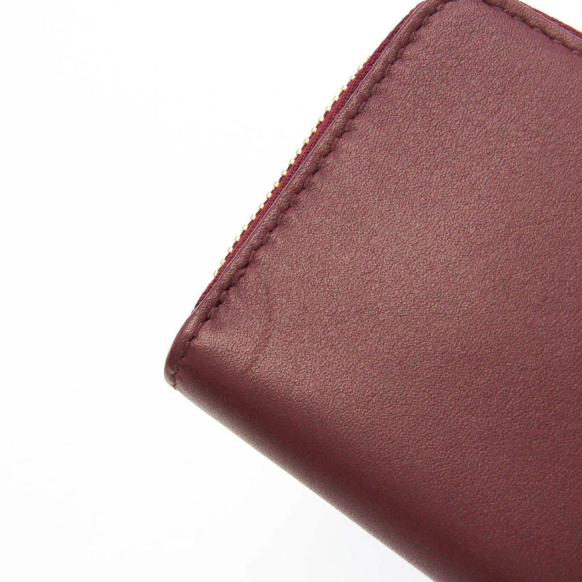 Burgundy Leather Card Wallet A996476