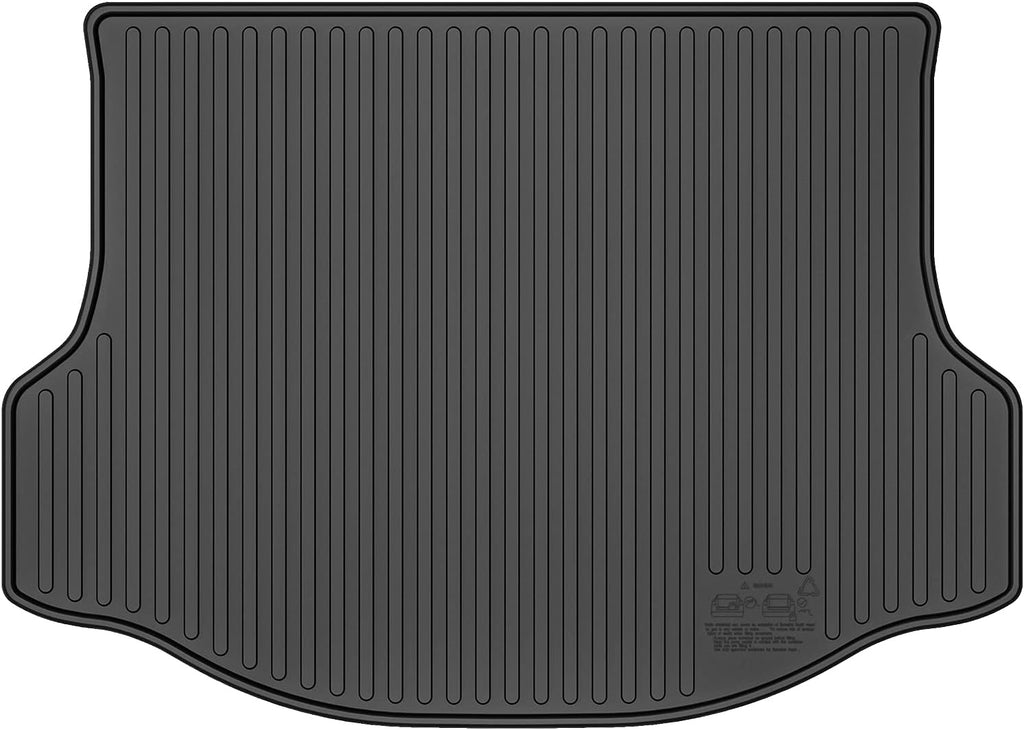 Black Rear Cargo Mat Trunk Liner Pack of 2 P842