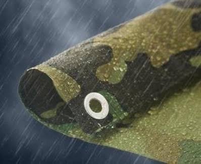 Camo Waterproof Tarpaulin Tarp 2.4m x 3.0m Y215037