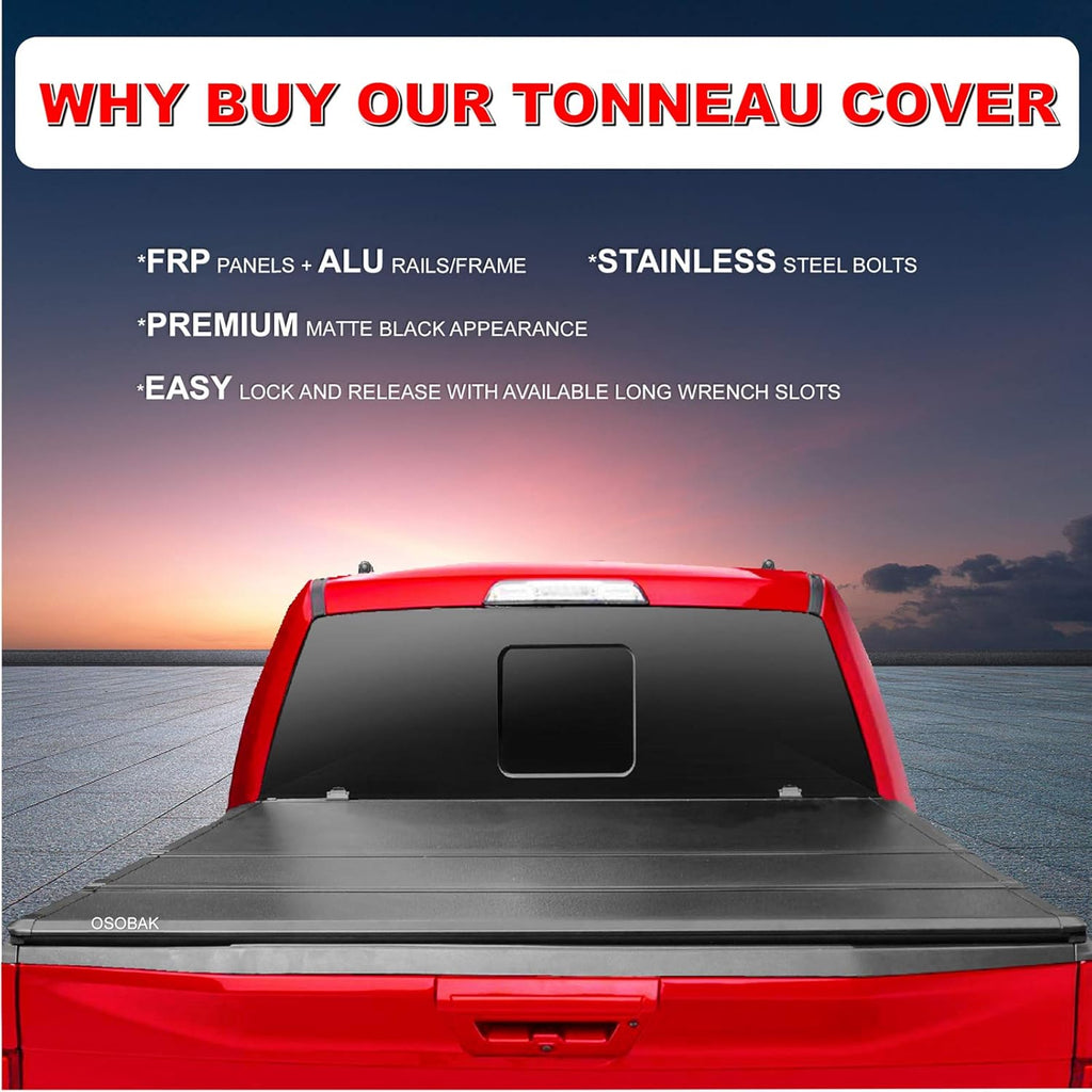 5'2 Hard Tri-Fold Tonneau Cover H509177