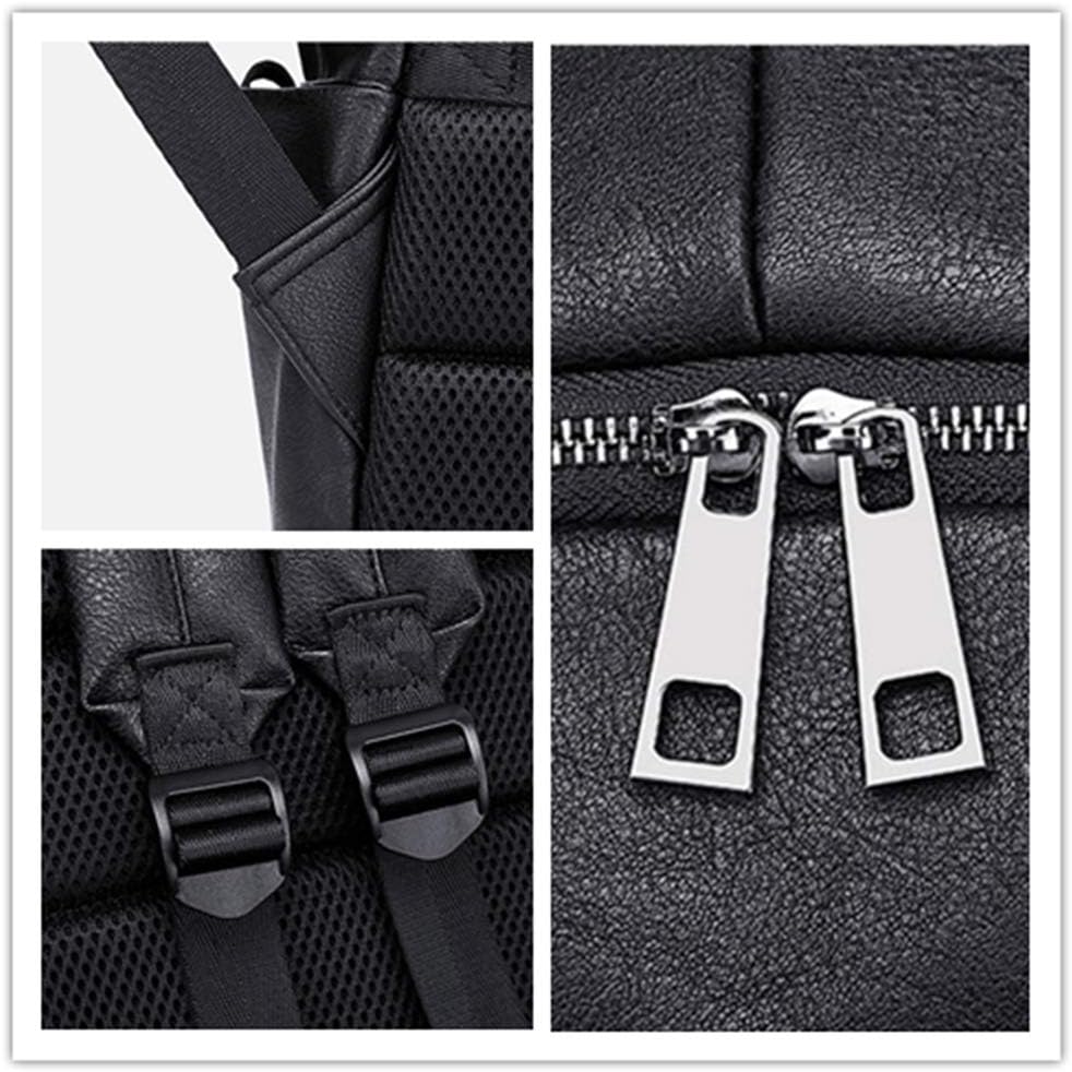 PU Leather Laptop Backpack Rucksack for 15.6 Laptop J7422