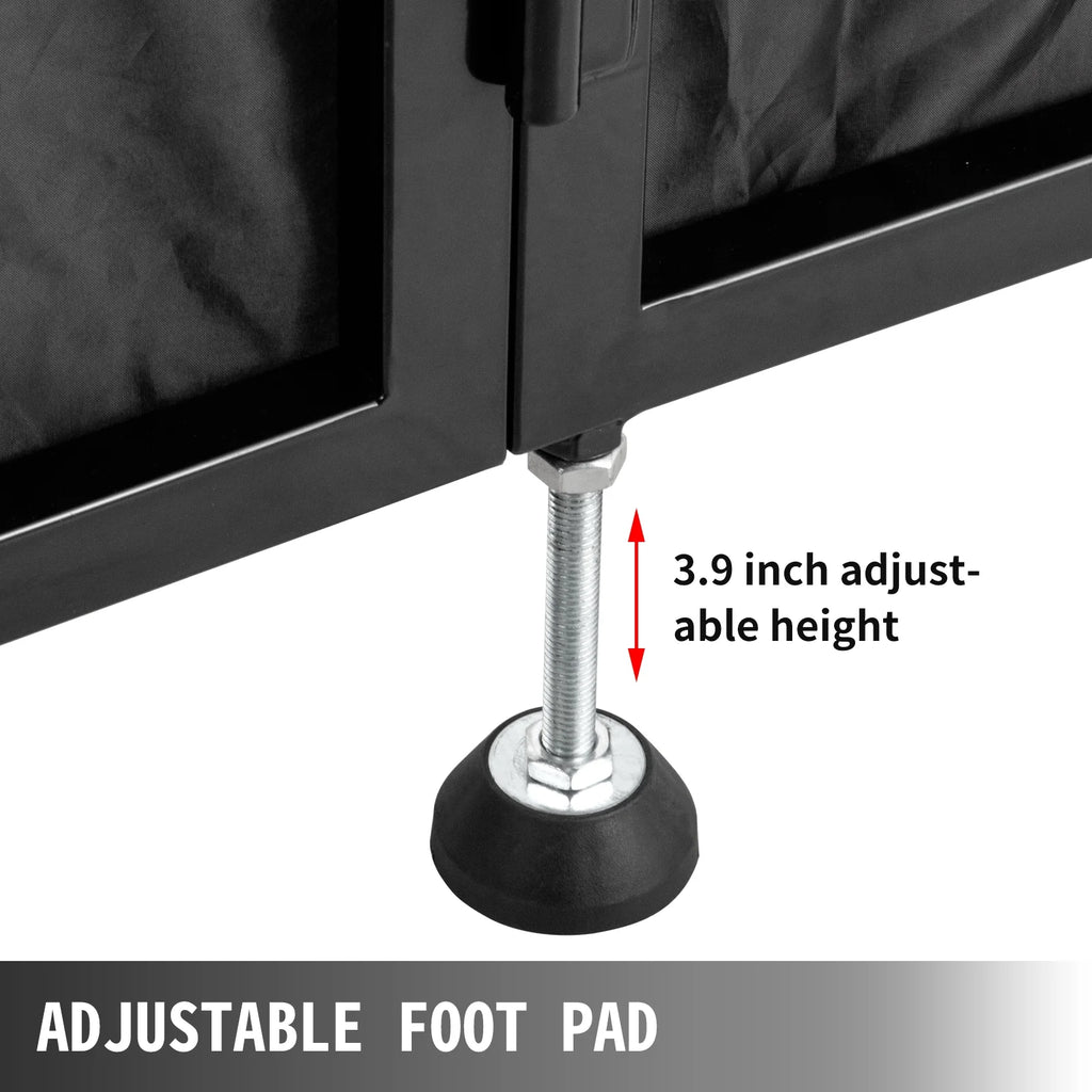 DJ Facade Flat Table Top with White & Black Scrim U62619