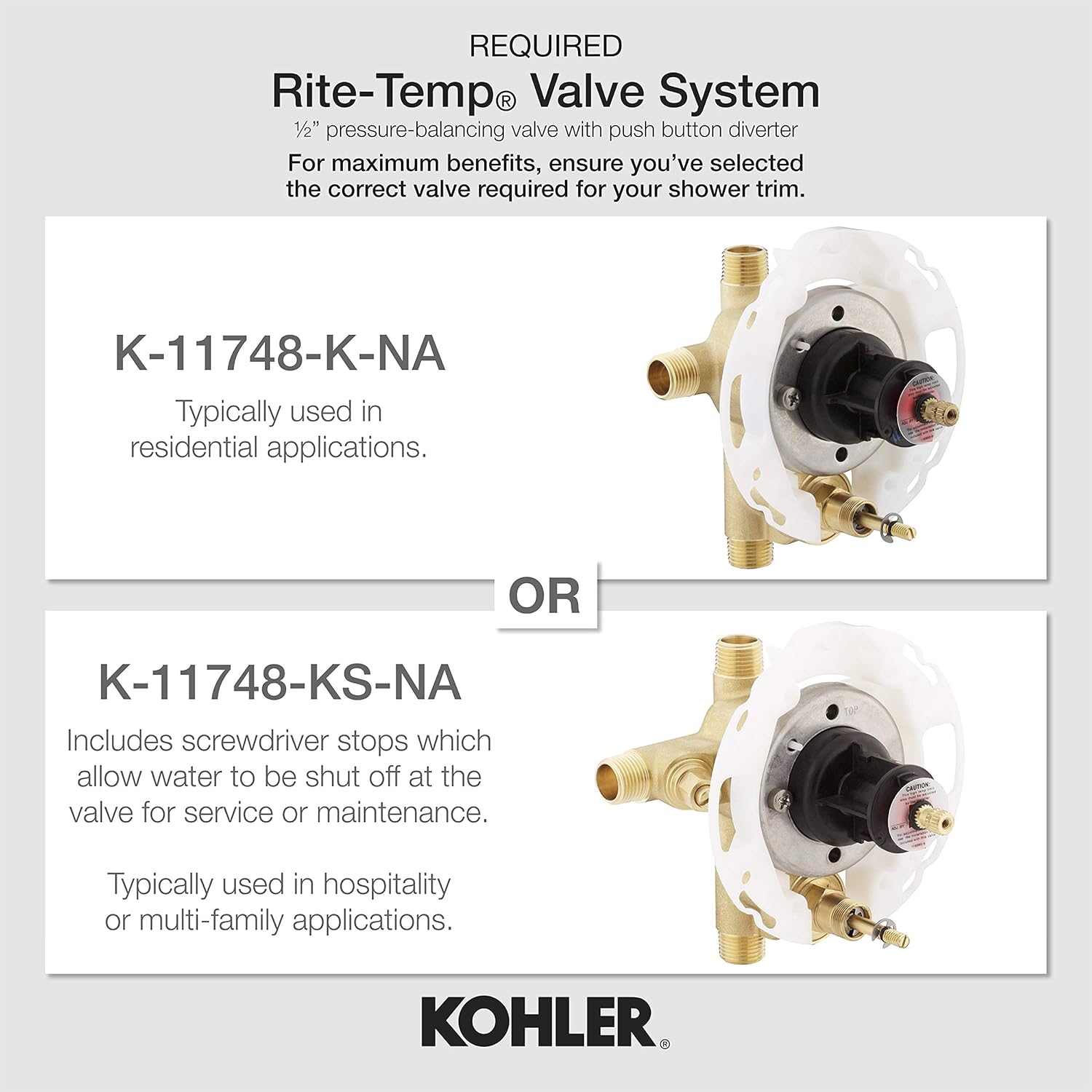 Polished Chrome Dual Function Pressure Balanced Valve Trim with Single Cross Handle and Integrated Diverter L356