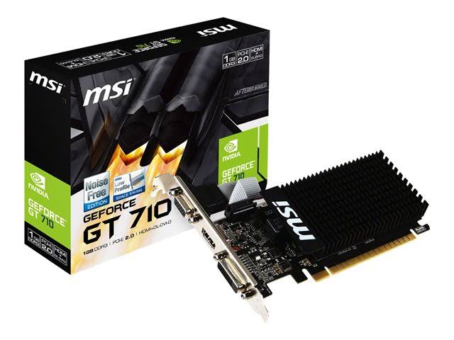 Low Profile Graphics Card 1 GB DDR3 PCIe 2.0 x16 DVI D-Sub HDMI F834707