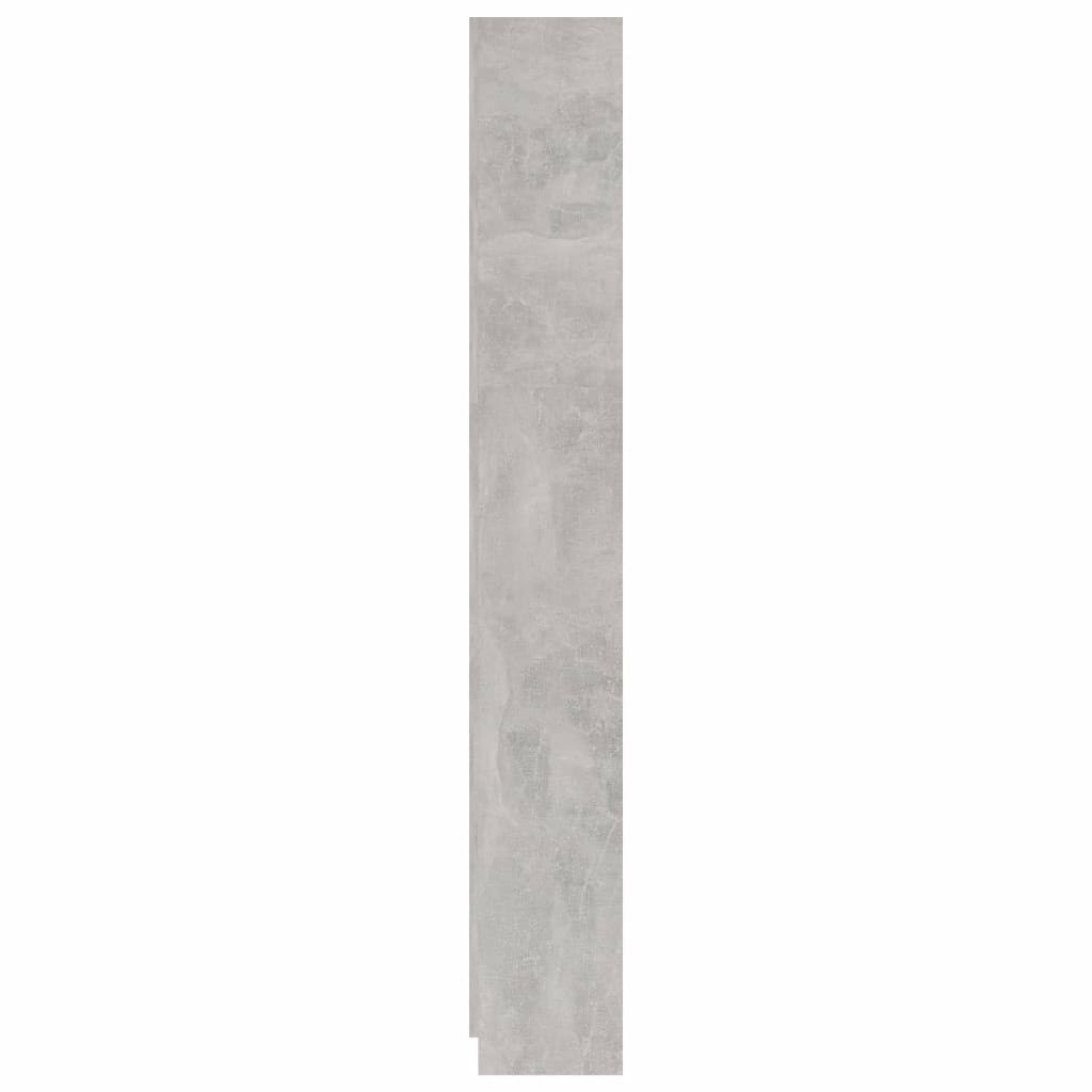 5-Tier Chipboard Book Cabinet Concrete Gray N155153